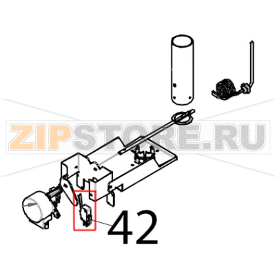 Micro a leva Tecnoeka KF 1010 EV UD Micro a leva Tecnoeka KF 1010 EV UDЗапчасть на деталировке под номером: 42