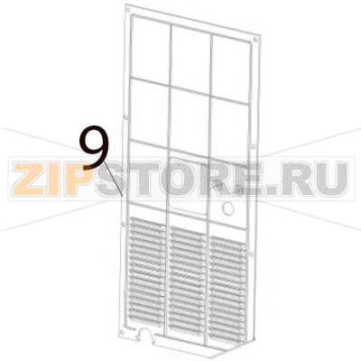 Back cover Hurakan HKN-IMSD15 Back cover Hurakan HKN-IMSD15Запчасть на деталировке под номером: 9