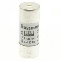 Предохранитель, 32 A, AC 690 В, 80 кА, 22x58 мм, gL/gG, IEC Eaton CYL FUSE >STR >22x58 32A GG 6