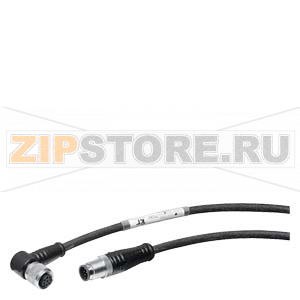 Интерфейсный кабель  между считывателем SIMATIC RF, MV и модулем ASM 456, RF160C, RF170C, RF18X длина 5 м. Siemens 6GT2891-4JH50 