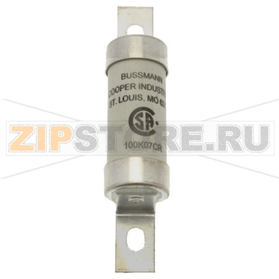 Предохранитель, 100 A, AC 600 В, DC 250 В, 200 кА, HRCII-C, gL/gG, CSA Eaton INDR&#039;L FUSE 100A 600V 