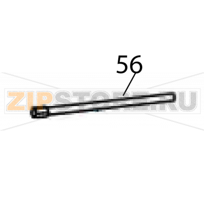 Ribbon shaft ESD Godex RT230i Ribbon shaft ESD Godex RT230iЗапчасть на деталировке под номером: 56Название запчасти Godex на английском языке: Ribbon shaft ESD RT230i.