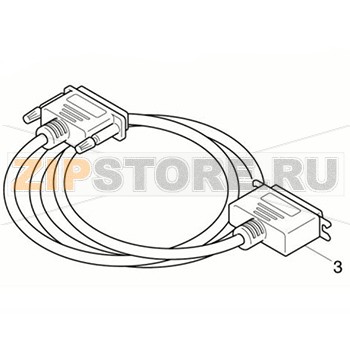 Кабель параллельного порта TSC TDP-345 Кабель параллельного порта для принтера TSC TDP-345Запчасть на сборочном чертеже под номером: 3Количество запчастей в комплекте: 1Название запчасти TSC на английском языке: PARALLEL PORT CABLE