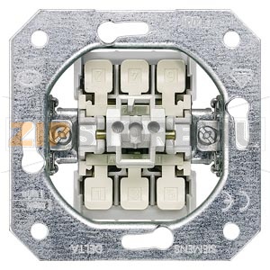 DELTA ВЫКЛЮЧАТЕЛЬ ЭЛЕКТРО-МЕХАНИЧ. ЧАСТЬ ДЛЯ МОНТАЖА ПОД ШТУКАТУРКУ 10А 400В 1 КЛАВИША 3-ПОЛЮСНЫЙ Siemens 5TA2153 