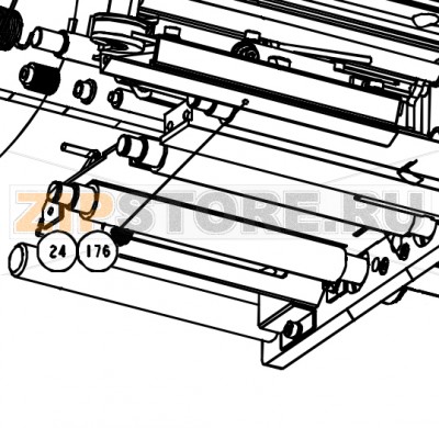 Отрывная планка Datamax A-4606 Mark II LH Отрывная планка Datamax A-4606 Mark II LHЗапчасть на сборочном чертеже под номером: 24Название запчасти Datamax на английском языке: BAR PEEL