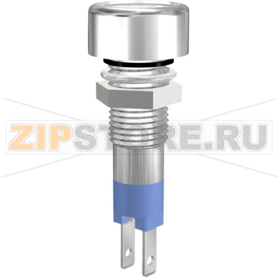 Лампа светодиодная 12 В/DC, 12 В/AC, сигнальная, синяя Signal-Construct SMLD 08412 