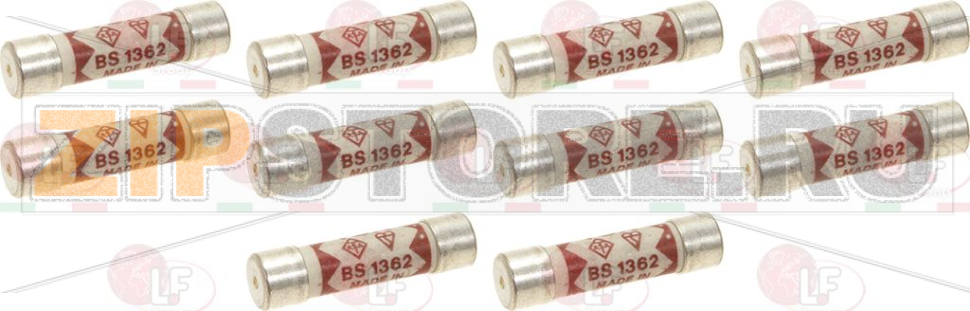 ПРЕДОХРАНИТЕЛЬ С ЗАМЕДЛЕНИЕМ 6,3X25,4 - 10 ШТ 