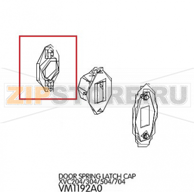 Door spring latch cap Unox XBC 1005 Door spring latch cap Unox XBC 1005Запчасть на деталировке под номером: 112Название запчасти на английском языке: Door spring latch cap Unox XBC 1005