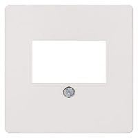 DELTA I-SYSTEM ТИТАНОВО-БЕЛАЯ НАКЛАДКА 55X55MM ДЛЯ TAE И АУДИО РОЗЕТОК Siemens 5TG2563-2