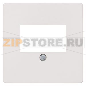 DELTA I-SYSTEM ТИТАНОВО-БЕЛАЯ НАКЛАДКА 55X55MM ДЛЯ TAE И АУДИО РОЗЕТОК Siemens 5TG2563-2 