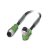 Кабель для датчика / исполнительного элемента Phoenix Contact SAC-3P-M12MS/ 0,3-PUR/M12FR B