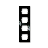 Рамка четырехместная, чёрная ABB 2CKA001754A4494