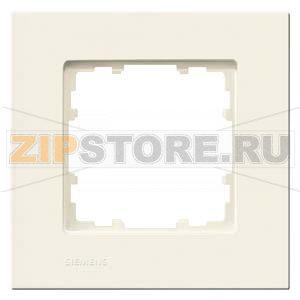 DELTA MIRO РАМКА 1-МЕСТН. 90X90 MM ЭЛЕКТРОБЕЛЫЙ Siemens 5TG1111-3 