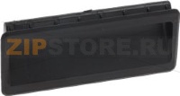HANDLE RECESSED PLASTIC BLACK 160 mm