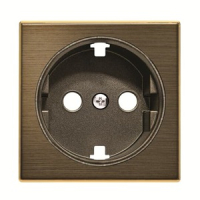 Накладка для розетки, античная латунь ABB 2CLA858800A1201