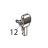 Push button hook Godex EZPi-1200