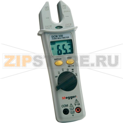 Клещи токовые, цифровые, CAT III, 1000 В, CAT IV, 600 В, 2000 точек Megger DCM330 