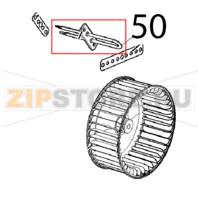Turn flat elemen 147 W, 105 V, D230, 1 Unox XVC 205E Turn flat elemen 147 W, 105 V, D230, 1 Unox XVC 205EЗапчасть на деталировке под номером: 50