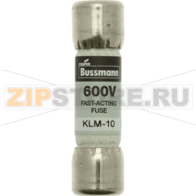 Предохранитель, 10 A, AC 600 В, DC 600 В, 10x38 мм Eaton LIMITRON FAST ACTING FUSE 