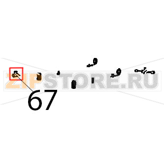 Соединитель Т-образный (тройник) ø=8мм Unox XBC 1005E Соединитель Т-образный (тройник) ø=8мм Unox XBC 1005EЗапчасть на деталировке под номером: 67