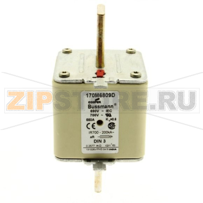 Предохранитель, 550 A, AC 690 В, 200 кА, DIN 3, aR, DIN, IEC Eaton FUSE 550A 690V aR DIN 3 HSDNH 