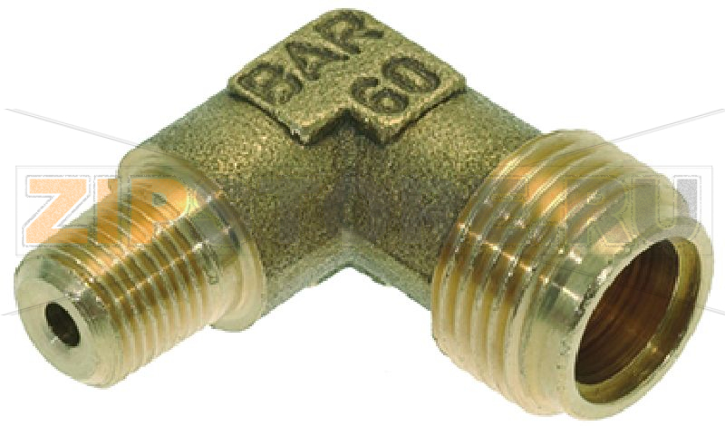 ФИТИНГ Г-ОБРАЗНЫЙ Ø 3/8"M-1/8"M 
