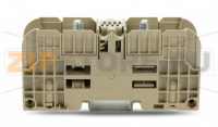 Stud terminal block; 35 mm?; with 2 stud bolts M6; 35,00 mm?; beige Wago 884-3500