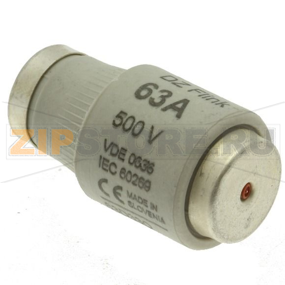 Предохранитель, 63 A, AC 500 В, 50 кА, D3, 27x16 мм, gR, IEC быстродействующий Eaton FUSE 63A DI 