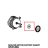 Molded motor support gasket Unox XV 593