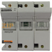 Держатель предохранителя, 60 A, AC 600 В, DC 600 В, 200 кА, 120x83x125 мм Eaton 60AJ INDICATOR