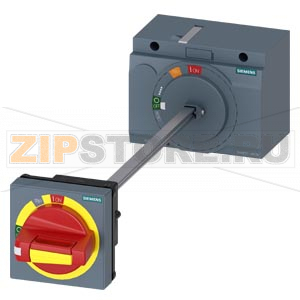 door mounted rotary operator emergency-off IEC IP65 with door interlock accessory for: 3VA6 150/250 3VA5 250 Siemens 3VA9277-0FK25 