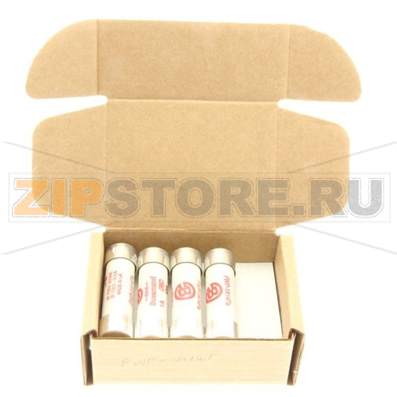 Предохранитель, 1 A, AC 700 В, 200 кА, 14x51 мм, aR, UL Eaton 700V 1AMP S/COND FERRULE 14x51 MM 