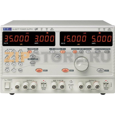 Блок питания лабораторный, регулируемый, 0-35 В/DC, 0-3 А, 228 Вт Aim-TTi QL355TP SII 