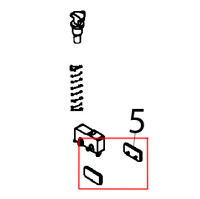 Ice-breaker piate supports for microswitch (in couples) Vema SG 2081