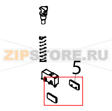 Ice-breaker piate supports for microswitch (in couples) Vema SG 2081 Ice-breaker piate supports for microswitch (in couples) Vema SG 2081Запчасть на деталировке под номером: 5