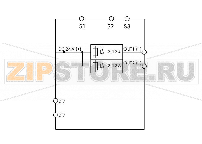 electronic circuit breaker; 2-channel; 24 VDC input voltage; adjustable 2 … 12 A; active current limitation; communication capability Wago 787-1662/212-1000 Features:Space-saving ECB with two channelsNominal current: 2 … 12 A (adjustable for each channel via sealable selector switch)Active current limitation Switch-on capacity > 65000 ?F per channelOne illuminated, three-colored button per channel simplifies switching (on/off), resetting, and on-site diagnosticsTime-delayed switching of channelsTripped message (group signal)Status message for each channel via pulse sequenceRemote input resets tripped channels or switches on/off any number of channels via pulse sequence...