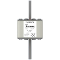 Предохранитель, 700 A, AC 690 В, size 2, 61x75x140 мм, aR, DIN, IEC Eaton FUSE 700A 690V 2/110