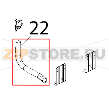 Tubo venturi standard Unox XB 403G Tubo venturi standard Unox XB 403GЗапчасть на деталировке под номером: 22