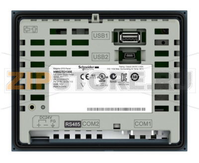 Терминал сенсорный 3.5 дюйма, цветной, Ethernet, 6 кнопок Schneider Electric HMIGTO1310 