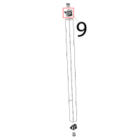 Door upper fulcrum-cap CL BL Unox XB 895