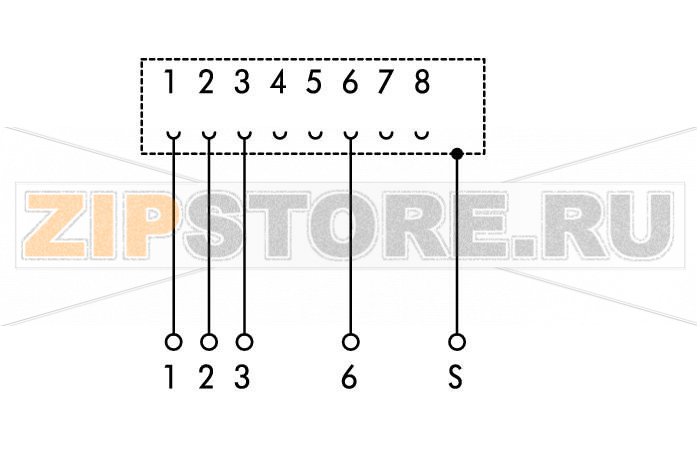 Интерфейсный модуль; RJ-45; Клеммные колодки для печатных плат; Кат. 5; в монтажном держателе; с экранированным соединением; 1,50 mm Wago 289-174 