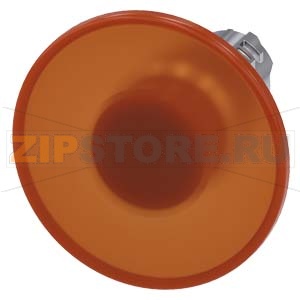 АКТУАТОР ГРИБОВИДНОЙ КНОПКИ С ВОЗМОЖНОСТЬЮ ПОДСВЕТКИ, 22MM, КРУГЛ., ГЛЯНЦЕВЫЙ МЕТАЛЛ, AMBER, 60MM, БЕЗ ФИКСАЦИИ Siemens 3SU1051-1CD00-0AA0 
