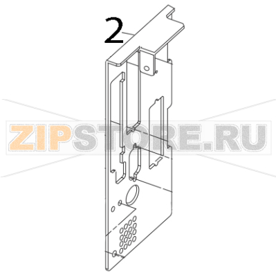 PCB Back plate Toshiba TEC B-852-TS12-CN PCB Back plate Toshiba TEC B-852-TS12-CNЗапчасть на деталировке под номером: 2