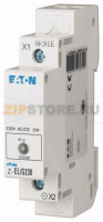 Сигнализация световая, зеленый светодиод, 230В Eaton Z-EL/G230