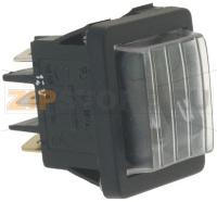 INTERRUTTORE LUMINOSO VERDE DOPPIO