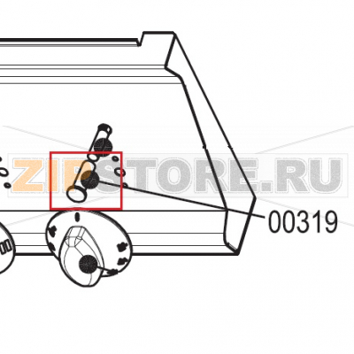 Orange lamp holder Tecnoinox PPF70E7 Orange lamp holder Tecnoinox PPF70E7Запчасть на деталировке под номером: 00319Название запчасти Tecnoinox на английском языке: Orange lamp holder Tecnoinox PPF70E7