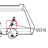 Orange lamp holder Tecnoinox PPF70E7