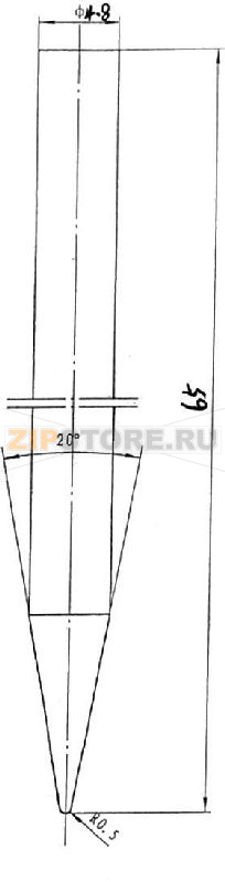 Жало паяльное, форма: карандашевидное, 1 шт Toolcraft 588429 