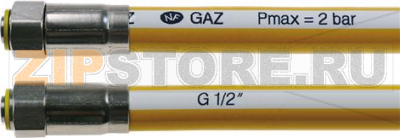 FLEX GAS HOSE ø 1/2FF 750 mm 