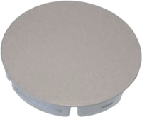 Cap redary knob D=40 RAL 9006 silver